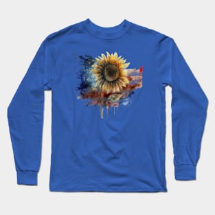 4th of July garden Long Sleeve T-Shirt